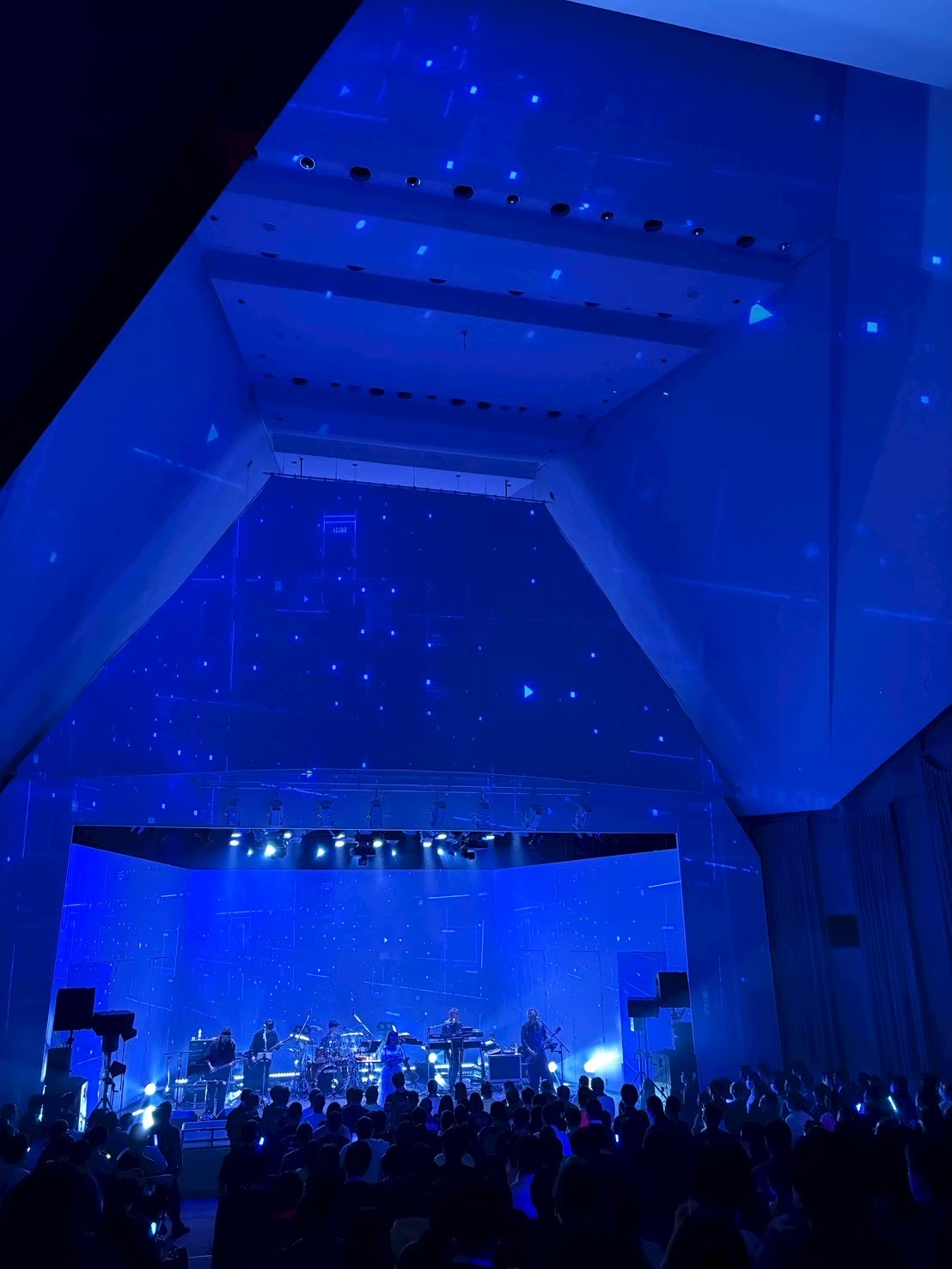 星空とオーロラの演出